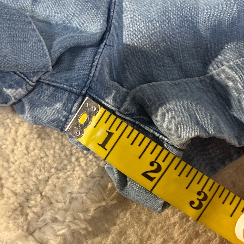 Universal Thread Light Blue Cargo Mid Rise Shorts - Picture 6 of 9